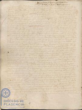 Acta capitular del Cabildo Catedral de Plasencia del 13 de junio de 1438