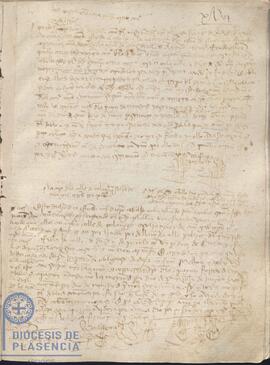 Acta capitular del Cabildo Catedral de Plasencia del 16 de diciembre de 1424