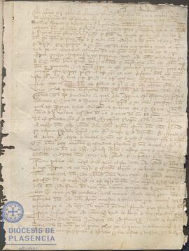Acta capitular del Cabildo Catedral de Plasencia del 12 de octubre de 1443