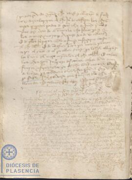 Acta capitular del Cabildo Catedral de Plasencia del 9 de diciembre de 1435