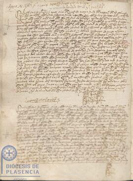 Acta capitular del Cabildo Catedral de Plasencia del 13 de mayo de 1440