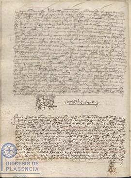 Acta capitular del Cabildo Catedral de Plasencia del 1 de octubre de 1443