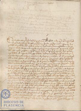 Estatuto capitular del Cabildo Catedral de Plasencia del 6 de marzo de 1444