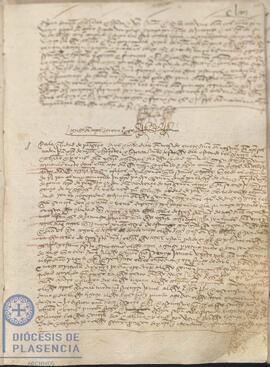 Acta capitular del Cabildo Catedral de Plasencia del 18 de enero de 1440