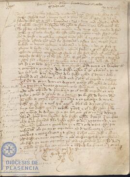 Ordenanza del Cabildo Catedral de Plasencia del 19 de junio de 1417