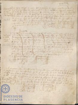 Registro de arrendamiento al racionero Pedro González de un parral del Cabildo Catedral de Plasencia del 18 de febrero de 1414