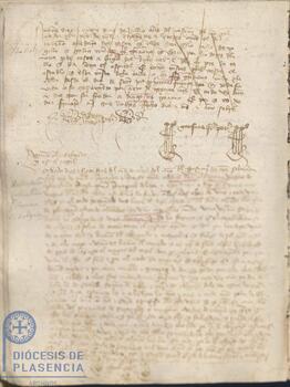 Registro del arrendamiento al racionero García Fernández del Cabildo Catedral de Plasencia del 19 de julio de 1414