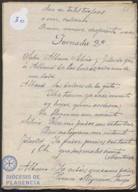 El cautiverio del hombre y prenda de su rescate. Libreto Jornada 2