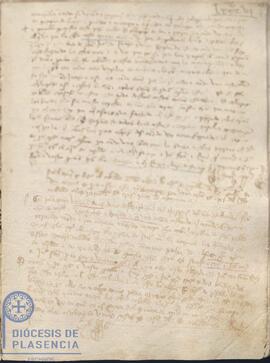 Acta capitular del Cabildo Catedral de Plasencia del 10 de febrero de 1436