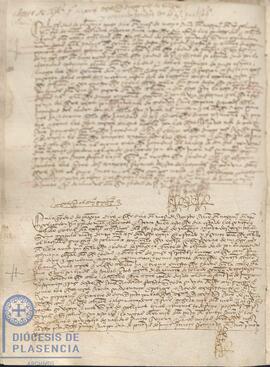Acta capitular del Cabildo Catedral de Plasencia del 18 de agosto de 1440