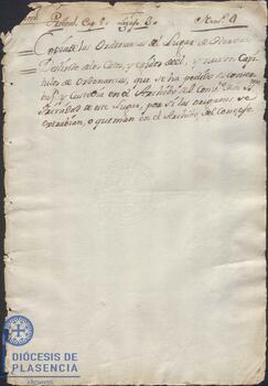Copia de las ordenanzas municipales de Hervás de 1616 y deslindes de cotos, ejidos y castañarejos