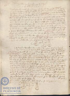 Registro del arrendamiento por Vasco Gómez de una viña del Cabildo Catedral de Plasencia del 15 de enero de 1425