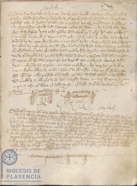 Acta capitular del Cabildo Catedral de Plasencia del 7 de marzo de 1403