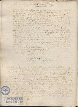 Acta capitular del Cabildo Catedral de Plasencia del 13 de febrero de 1433
