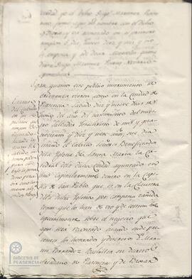 Traslado notarial del estatuto del Cabildo Catedral de Plasencia del 19 de junio de 1417