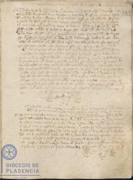 Registro del arrendamiento por Gil Martínez de Soria de una viña en Cuacos de Yuste del Cabildo Catedral de Plasencia del 16 de enero de [1430]