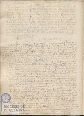 Registro del traspaso del censo contra Luis de Huete por la heredad de Jaraiz  de la Vera del Cabildo Catedral de Plasencia del 15 de junio de 1433