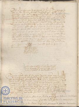 Escritura de poder otorgada por el Cabildo Catedral de Plasencia a "Abrahan Hiranon" para actuar contra su hermano "Yusef Chapus" el 5 de diciembre de 1441