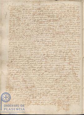 Acta capitular del Cabildo Catedral de Plasencia del 18 de febrero de 1443