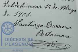 Barrero Retamar, Santiago (1870 /)