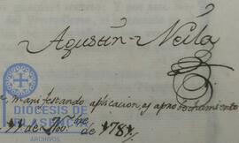 Neila Hernández, Agustín (1767 /)